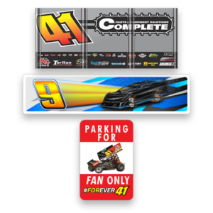 Racer & Driver Signs & Mini Wing Panels Merchandise
